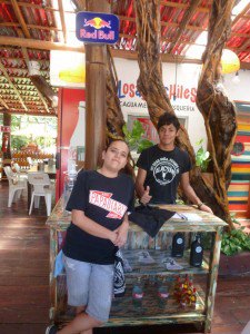 Rocio poses at los aguachiles Restaurant