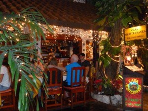 In a courtyard off 5th Ave is the most romantic restaurant in Playa del Carmen