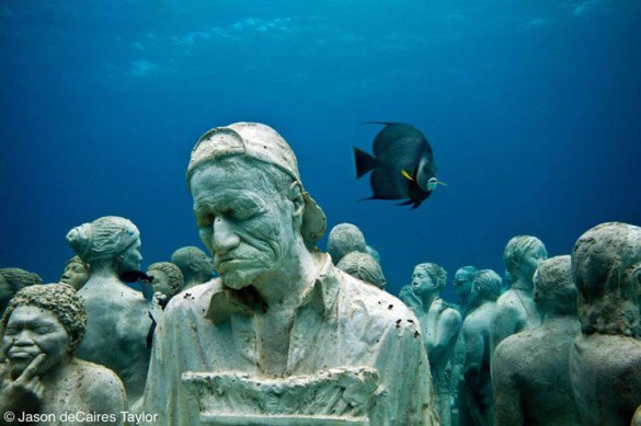 Museo Subacuático de Arte Underwater Statues
