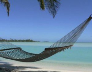 Hammock on beach